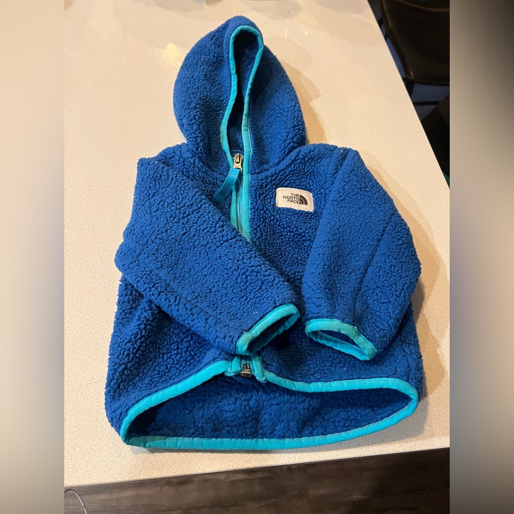 North Face baby Sherpa fleece jacket